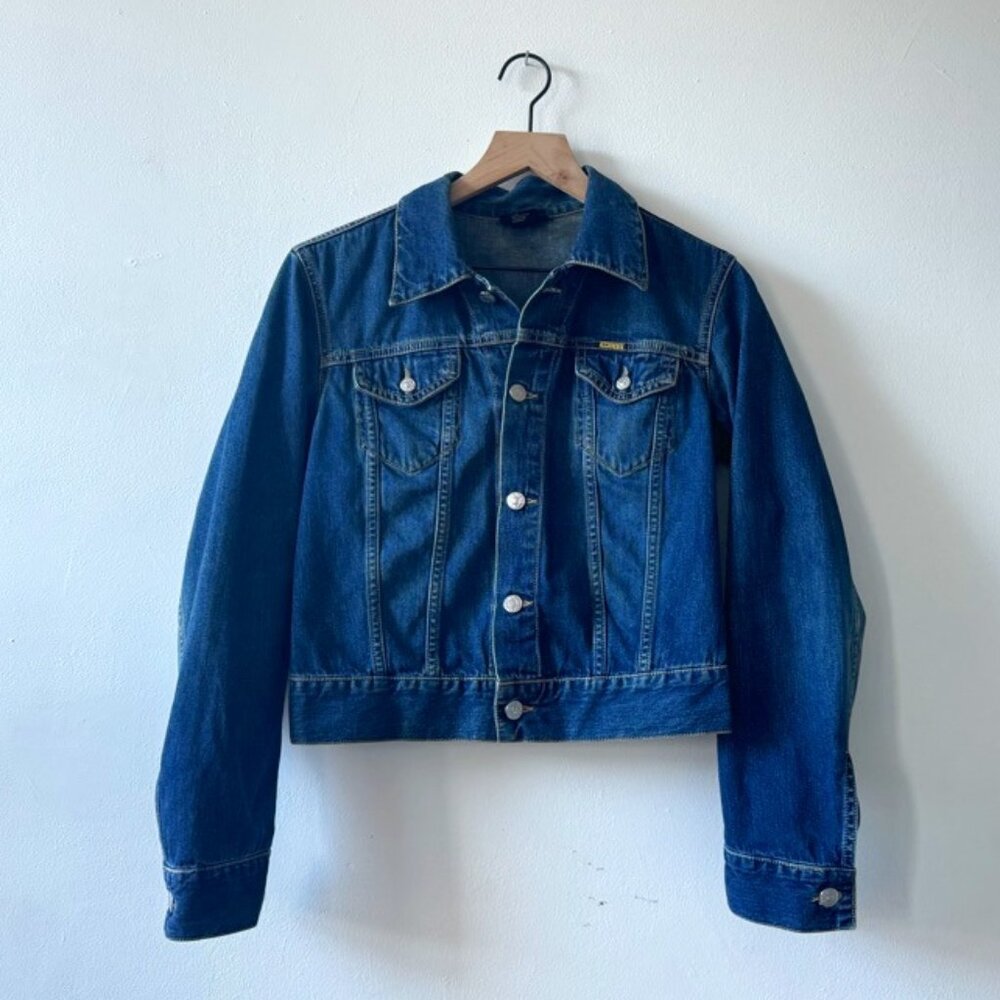 Diesel Cropped Denim Jacket, Size Small